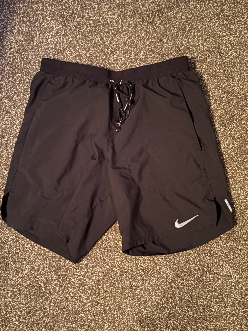 Nike Black Men's Training Shorts with Reflective Swoosh